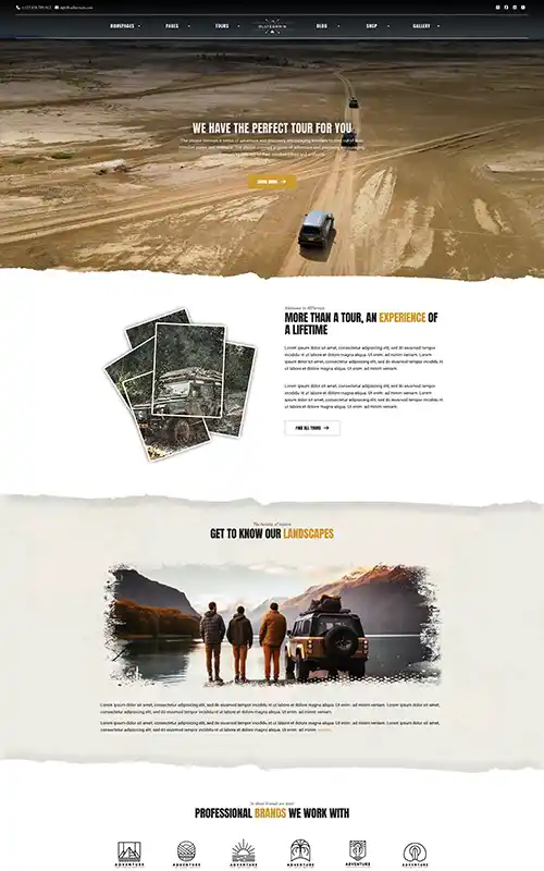 AllTerrain - Homepage 2