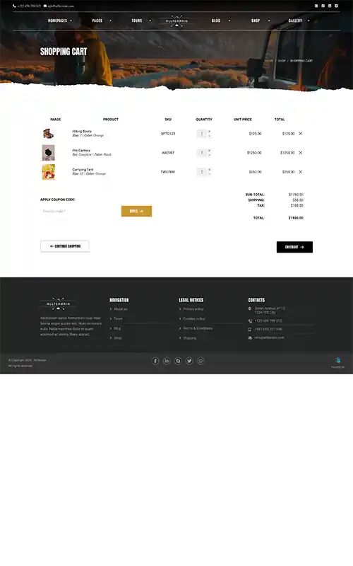 AllTerrain - Shopping Cart