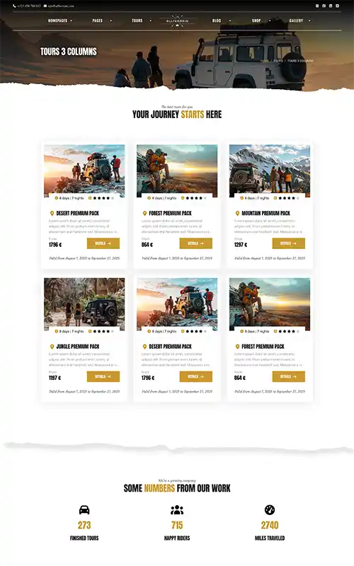 AllTerrain - Tours 3 Columns